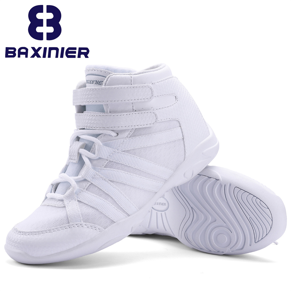 Badminton Shoes - BAXINIER sepatu kets atasan tinggi putih,