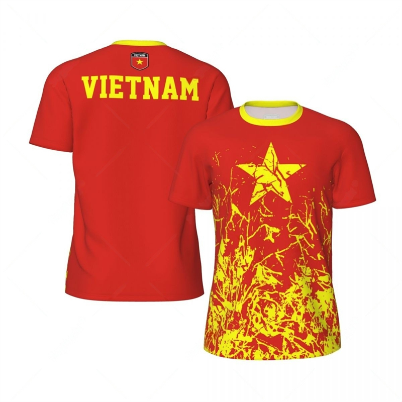 Badminton Vietnam - Kaus sepak bola pria, kaus olahraga