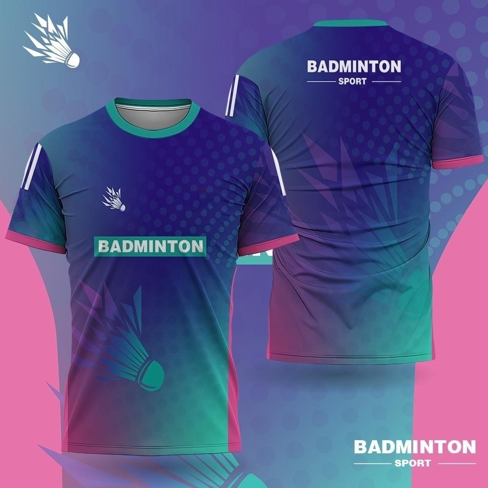Badminton Wallpaper - Pakaian Bulu Tangkis Pria Kaos Bulu