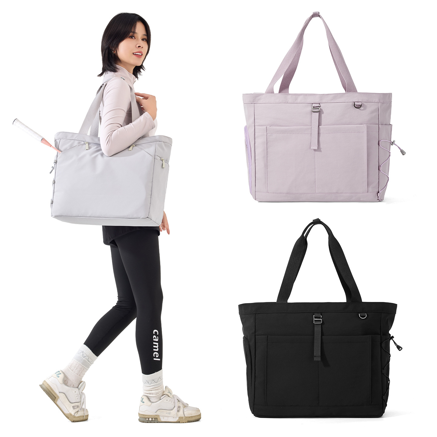 Badminton Equipment - Tas Tenis Kapasitas Besar dengan Kantong