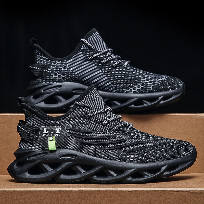 Badminton Shoes - Sepatu Jogging Hitam Olahraga Lari Pria