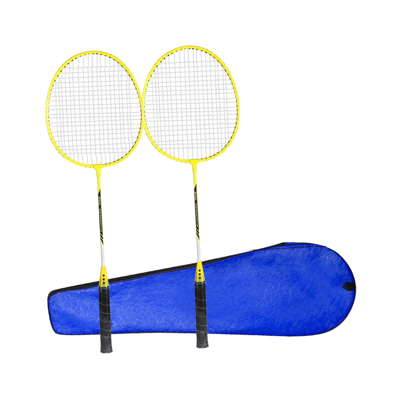 2 Buah Set Raket Bulu Tangkis  - Badminton Junior ulasan dan harga