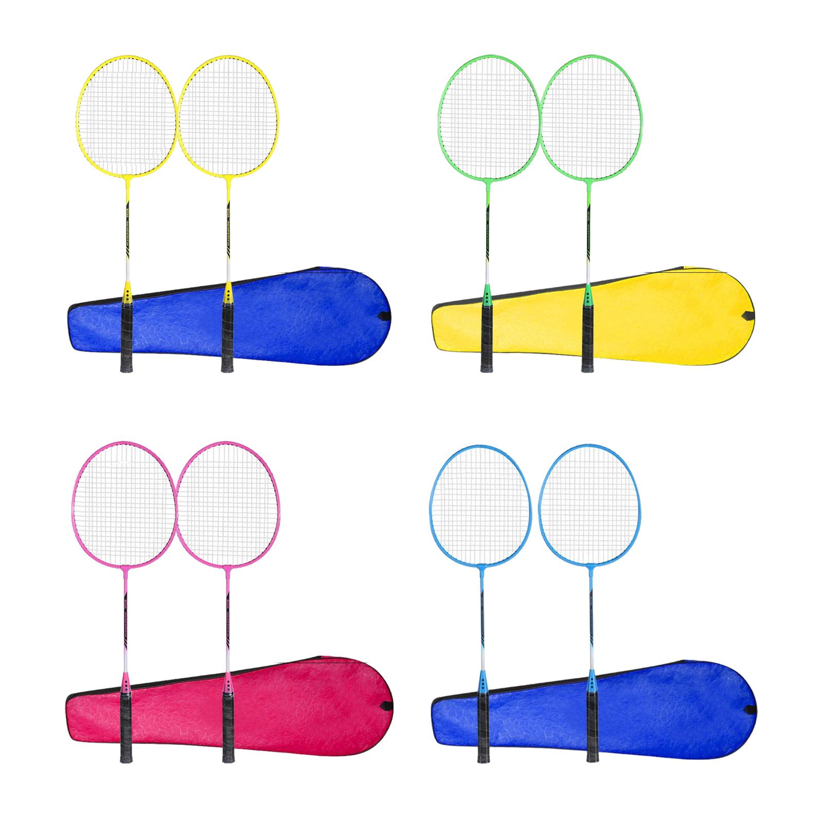2 Buah Set Raket Bulu Tangkis  - Badminton Junior ulasan dan harga