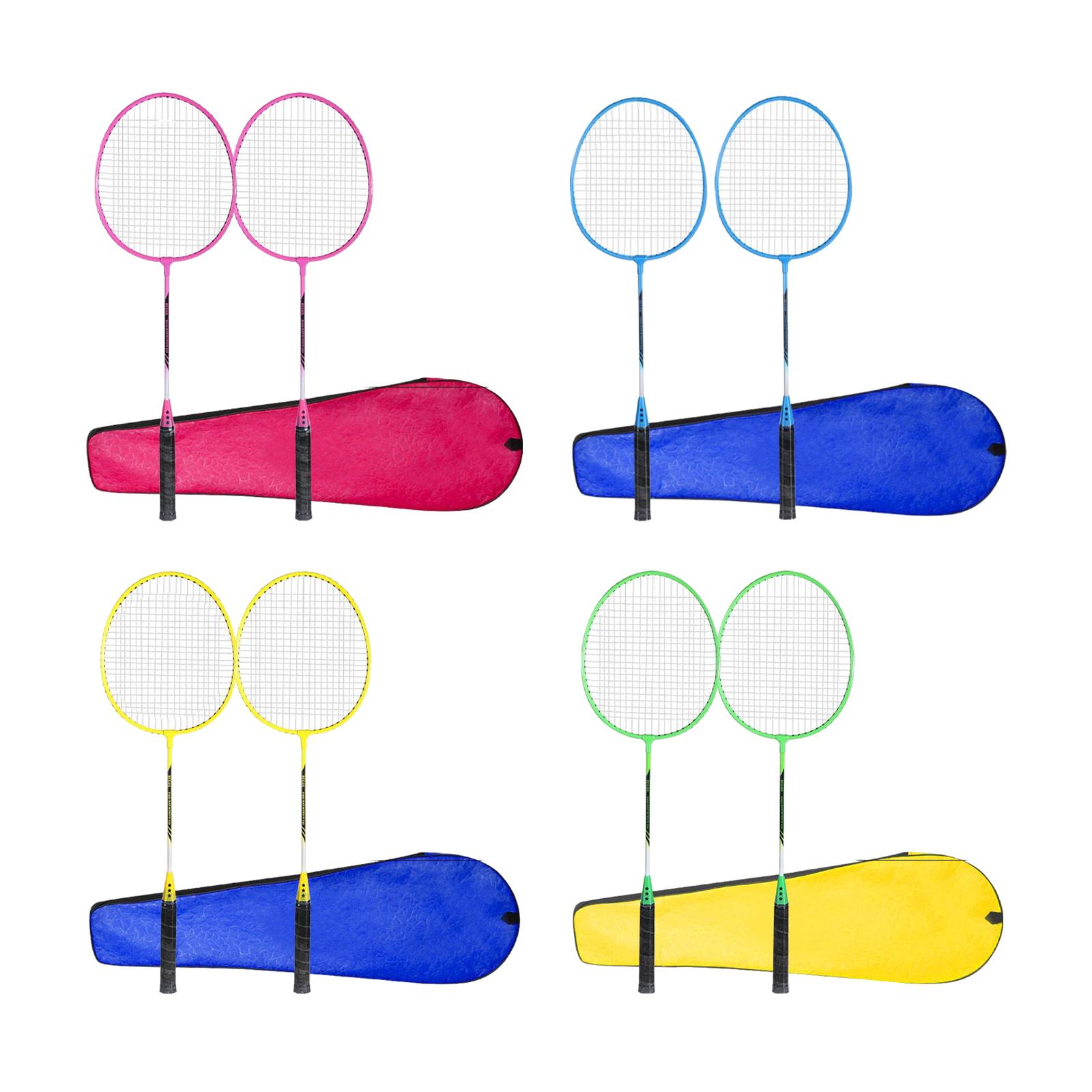 2 Buah Set Raket Bulu Tangkis  - Badminton Junior ulasan dan harga