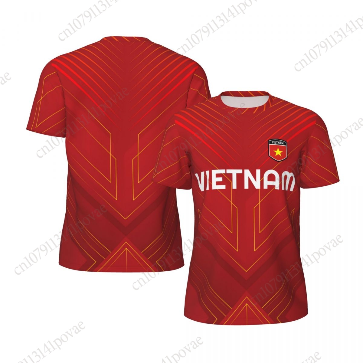 Kaos Bendera VIETNAM Pakaian J - Badminton Vietnam ulasan dan harga
