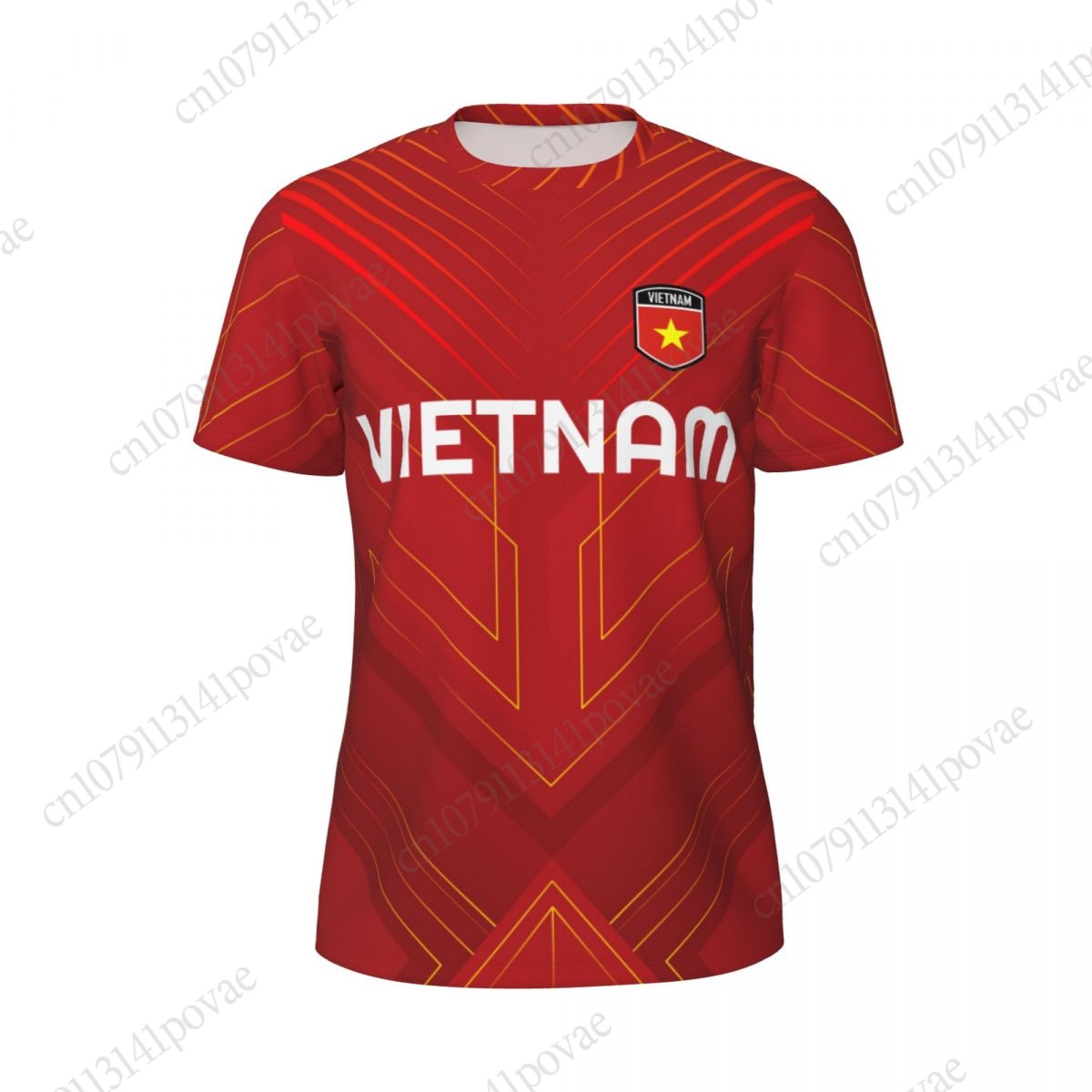 Kaos Bendera VIETNAM Pakaian J - Badminton Vietnam ulasan dan harga