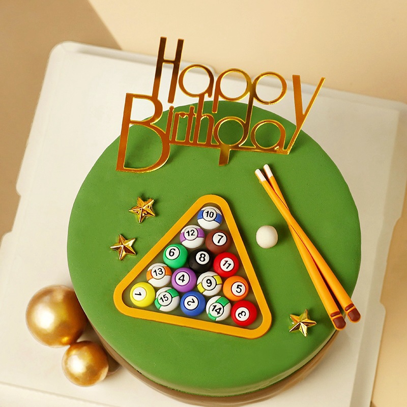 Dekorasi Kue Bola Biliar Kue P - Badminton Junior ulasan dan harga