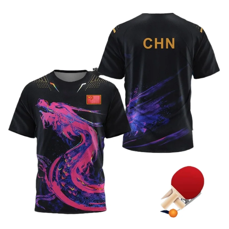 Kaus Grafis Tenis Meja CHINA D - Badminton Wallpaper ulasan dan harga