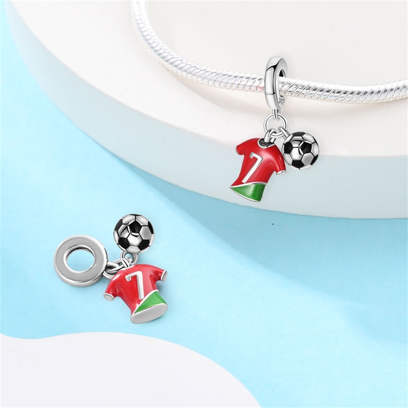 Fashion 925 Perak Sepak Bola J - Badminton Emoji ulasan dan harga