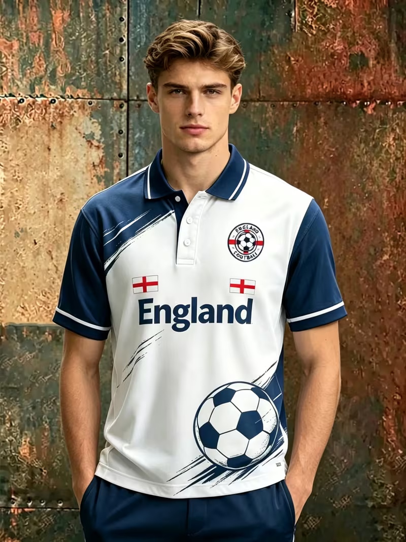 Jersey Sepak Bola Pola Bendera - Badminton England ulasan dan harga