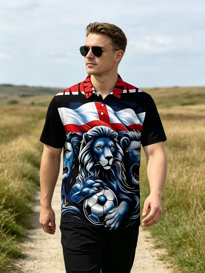 Jersey Sepak Bola Pola Bendera - Badminton England ulasan dan harga